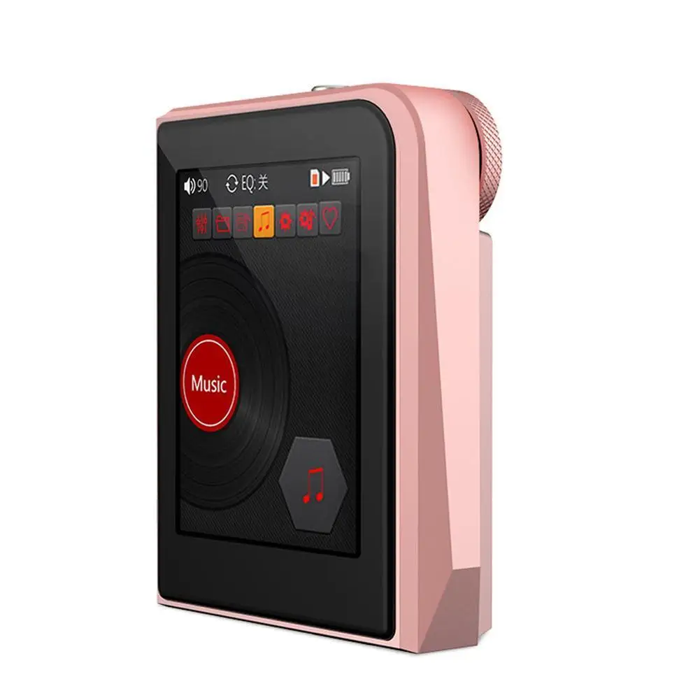 Золотой HD без потерь Мини Спорт MP3-плееры с 2.5 дюймов Экран HiFi MP3 плеера Поддержка 128 г TF карты - Цвет: Золотой