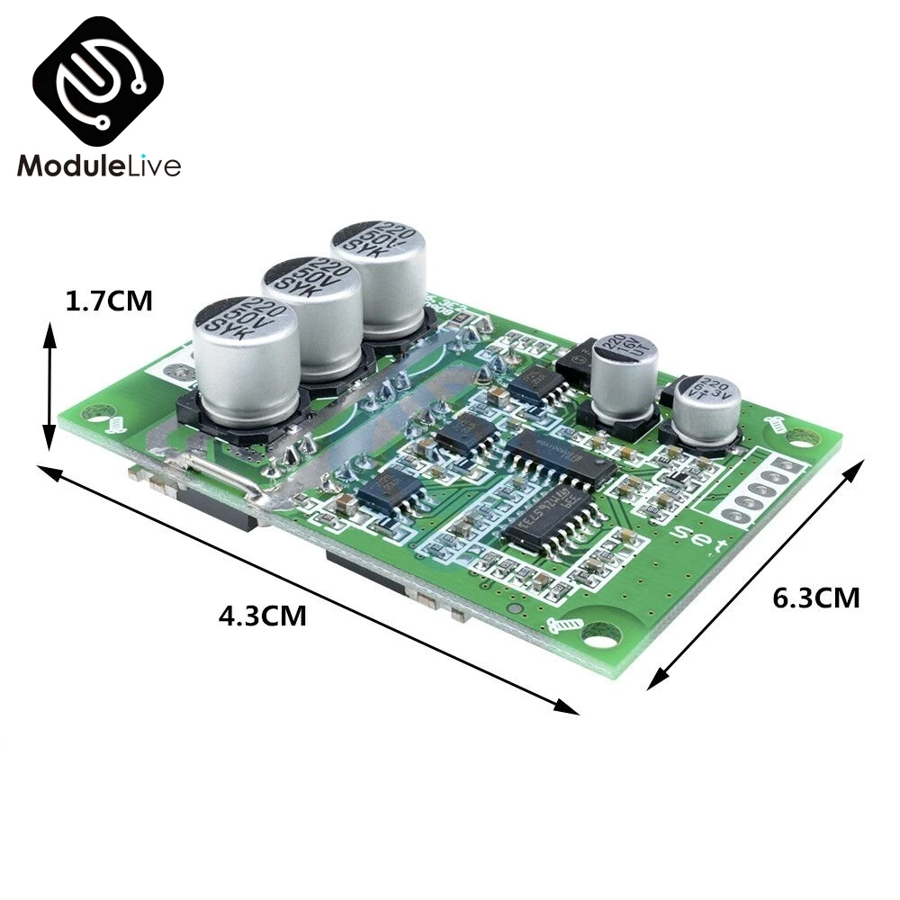 DC 12 V-36 V 500W PWM Холла мотор балансировки бесщеточный мотор Управление; автомобильной сбалансированный BLDC водитель автомобиля Управление плата Модуль гибкий кабель