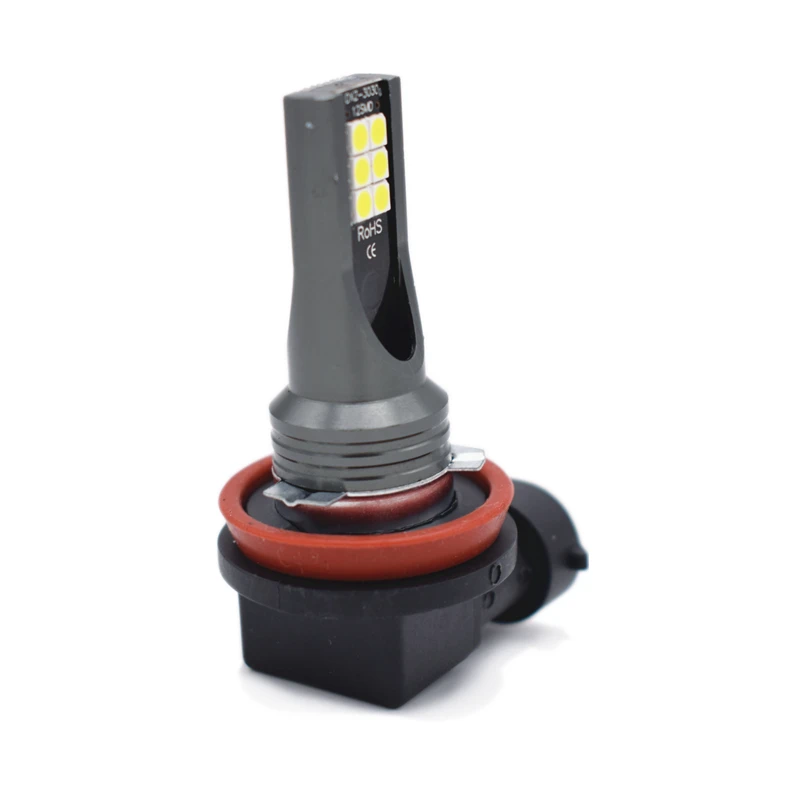 YIJINSHENG 2 шт. Led H8 H11 HB4 9006 HB3 9005 Противотуманные фары лампы 1200LM 6000K белый автомобиль