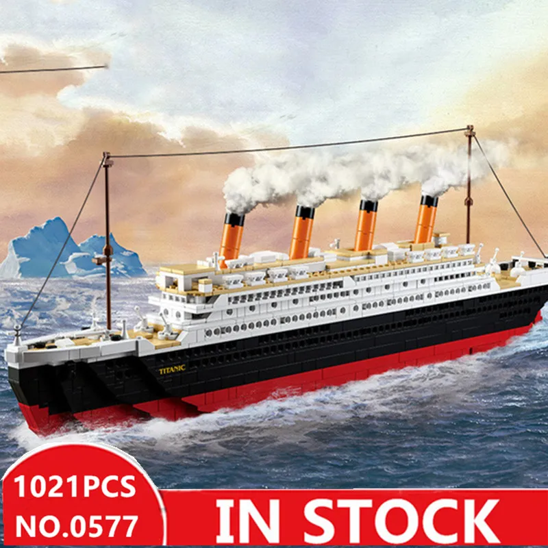 Sluban 0577 city Титаник RMS лодка корабль комплекты Конструкторы хобби сделай сам