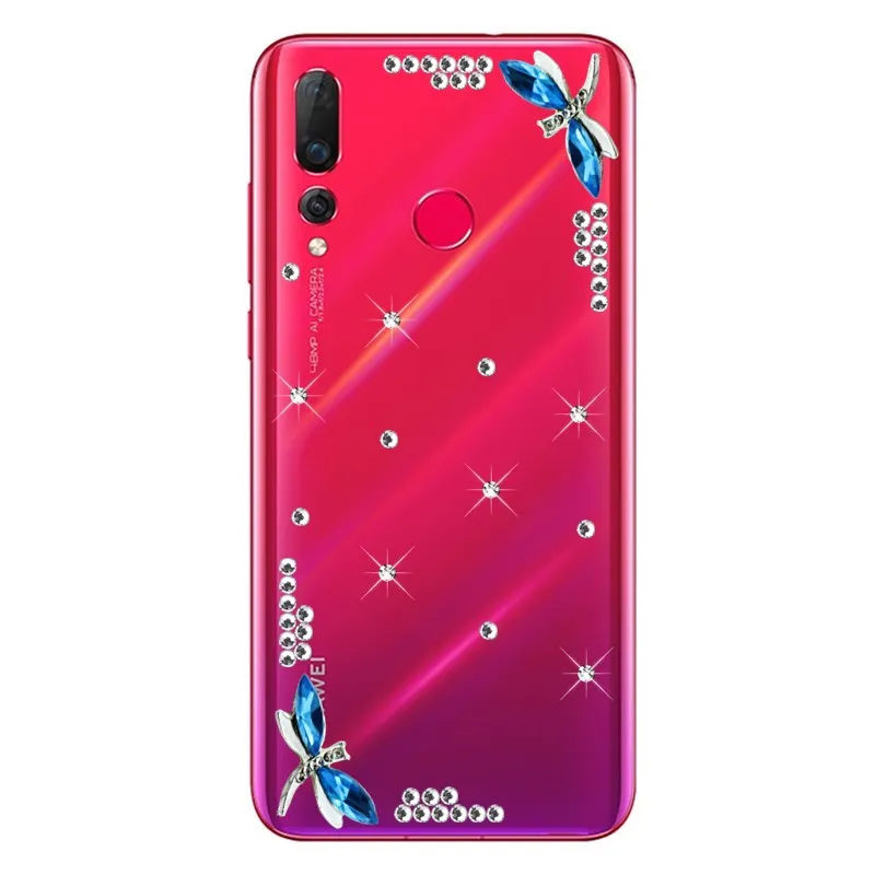 Чехол для мобильного телефона Huawei Nova 5i pro 4 3i 3 2 Bling honor 20 10 lite 9X 8S 8A 8C 8X со стразами |