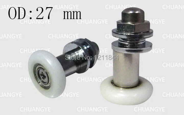 

OD:25mm 8pcs door pulley bearing pulley for shower room