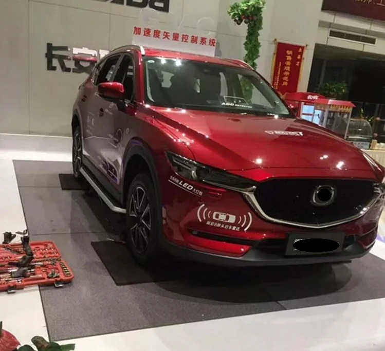 Новый стиль алюминиевая Подножка для Mazda CX5 CX 5 2017 2018 2019 2020 боковая подножка Nerf|running