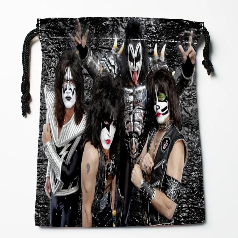 Лучшая сумка на шнурке KISS Band Индивидуальная для хранения с принтом