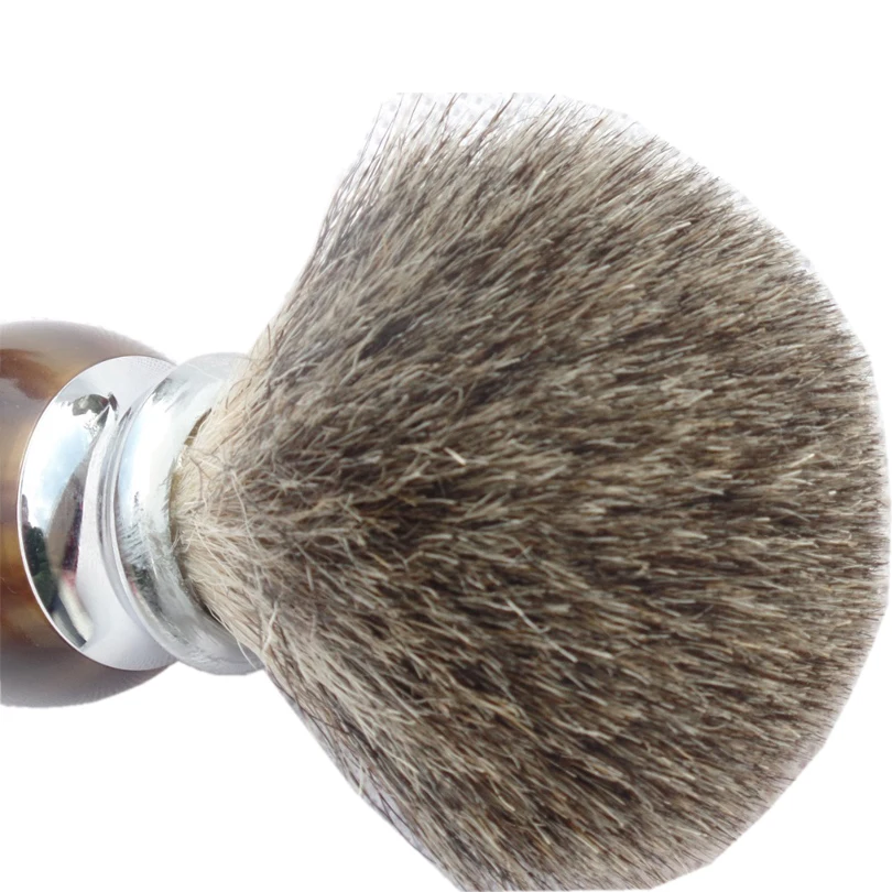 2pc/set Badger Shaving Brush With Beard Safety Straight Razor with Stainless Steel Acrylic Handle | Красота и здоровье