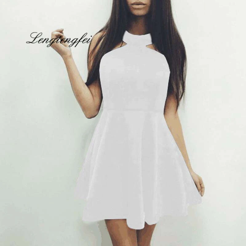 Lengtengfei модные женские туфли пикантные платье без рукавов Готический Винтаж