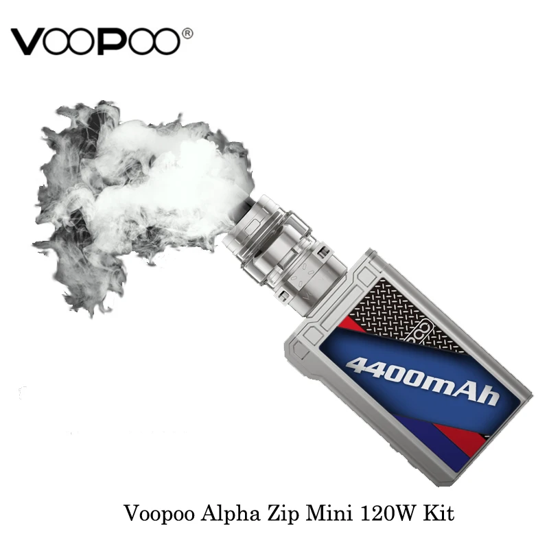 Электронные сигареты Voopoo Alpha Zip Mini 120 Вт TC Kit встроенный 4400 мАч Maat Tank 4 мл Mesh Coil GENE. Fit