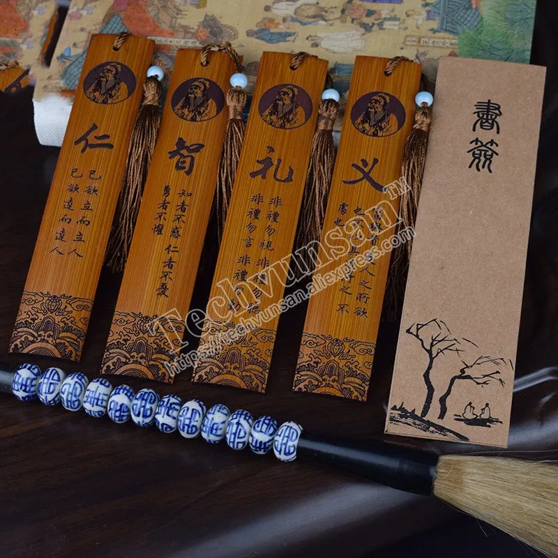 

10piece/lot Traditional bookmarks with Chinese characteristics Small gift Gifts for studying abroad Engraving bookmark