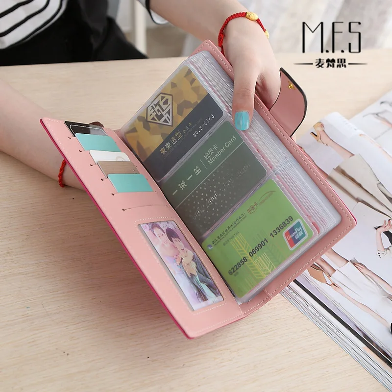 RFID Кожа PU Мужская Высокое Качество Женщины Мужчины Кредитная Карта Кошельки