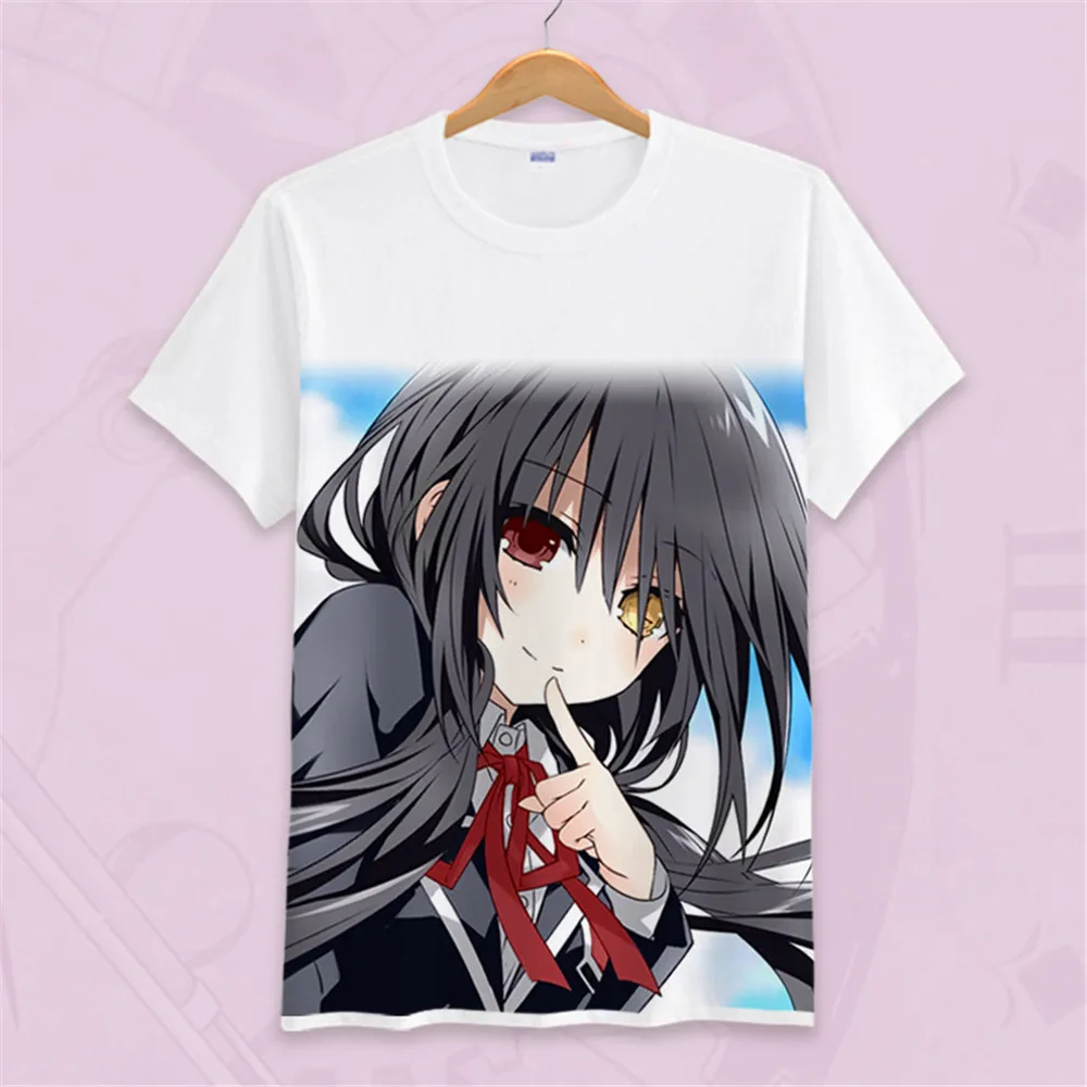 Футболка Coolprint с изображением аниме футболки короткими рукавами в мультистиле