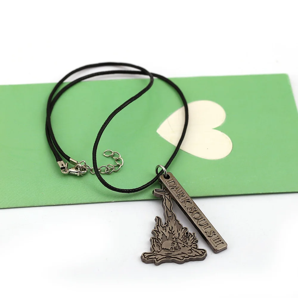 Ожерелье из металлической веревки в форме костра для мужчин и женщин винтажное