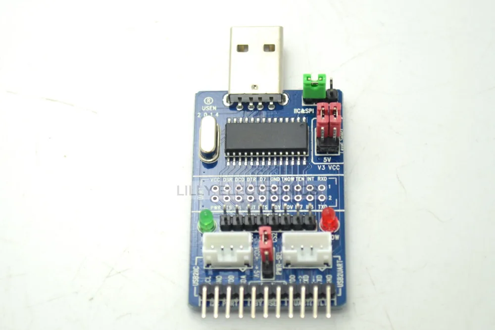Серийный адаптер Все в 1 с USB на SPI/I2C/IIC/UART/TTL/ISP | Инструменты