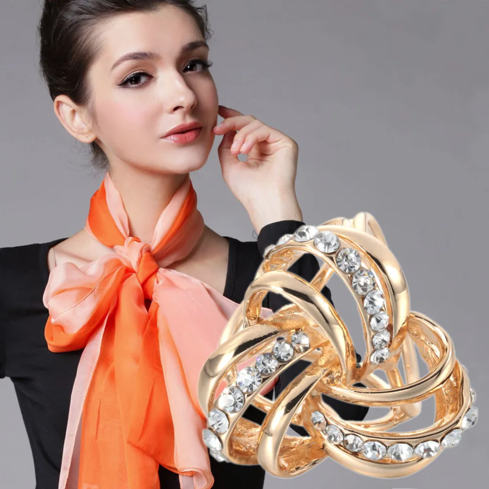 2016 Женщин Роскошные Серебряные позолоченные Многослойные Крест Абстрактный