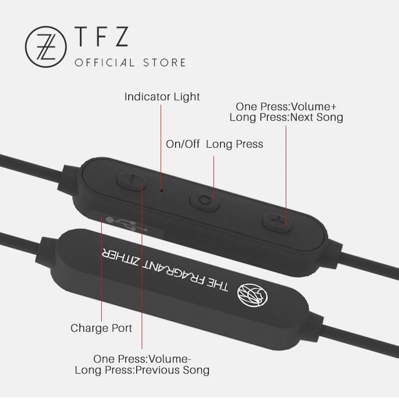 TFZ/ AirKing Hi-Fi Bluetooth In-ear проводные наушники для Мобильный телефон с микрофоном