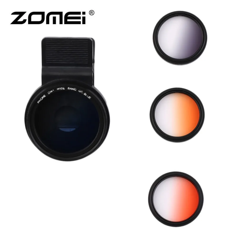 Фотофильтры ZOMEI 4 в 1 для смартфонов iPhone 7S 6S Samsung 37 мм|Фотофильтры объективов| |