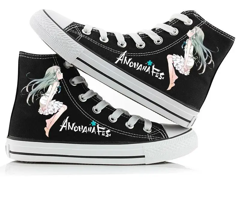 Повседневная обувь ANOHANA Yadomi Jinta Honma Meiko plimsolls студенческие парусиновые туфли на