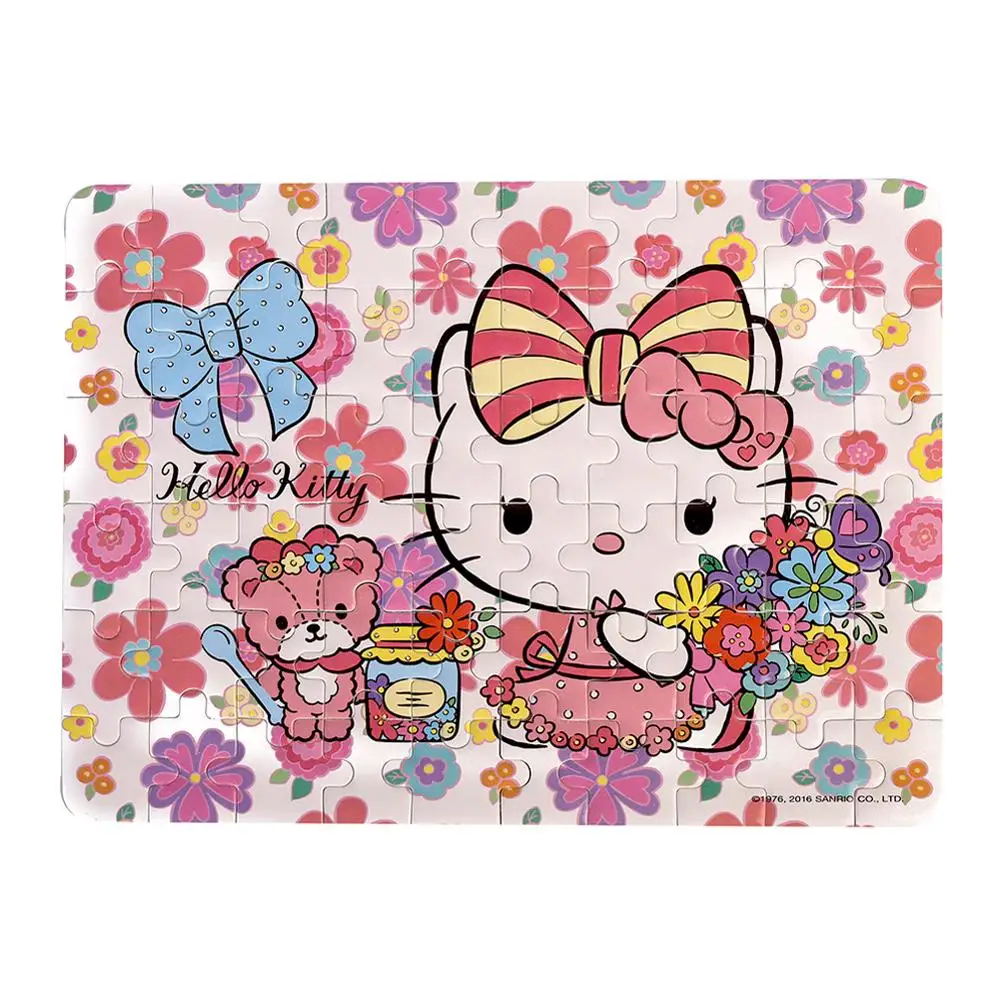 Пазлы Hello Kitty 60 шт. блестящая головоломка для детей Обучающие Развивающие пазлы