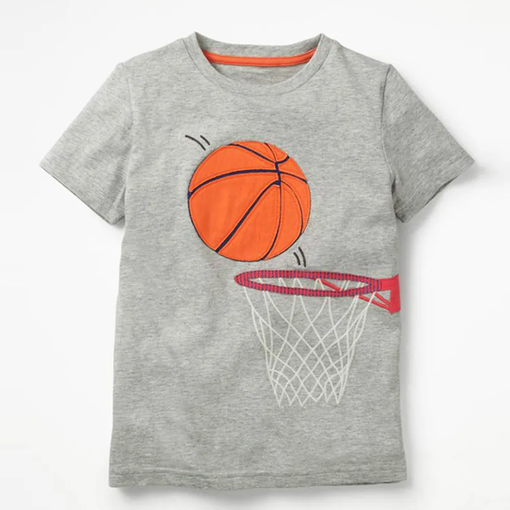 Футболка для маленьких детей одежда мальчиков короткий рукав принт