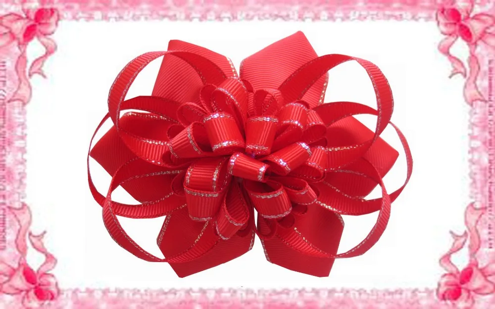 Аксессуары для волос счастливой девочки 30 шт. новый стиль зажимы бантов 4 5-5