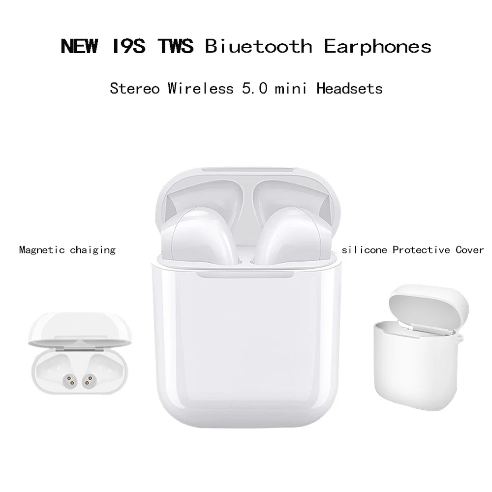 I9s мини Bluetooth гарнитура 5 0 Близнецы наушники беспроводные i7s TWS с зарядным