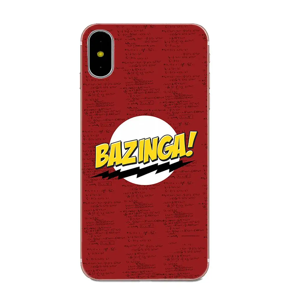 Bazinga Теория Большого Взрыва ТВ шоу Мягкая Печать для Xiaomi Redmi Mi Note 7 8 9 SE Pro Lite Go