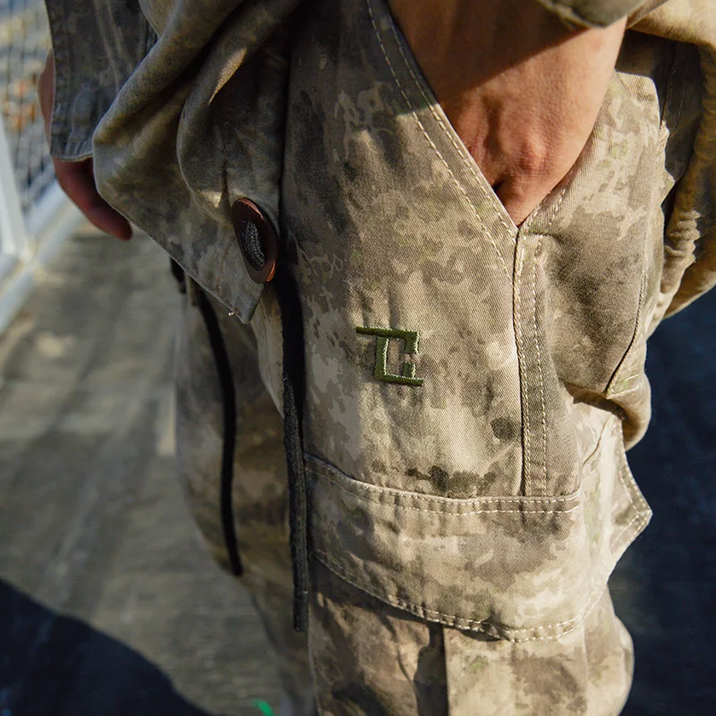 Китайские армейские тактические Брендовые брюки мужские камуфляжные свободные