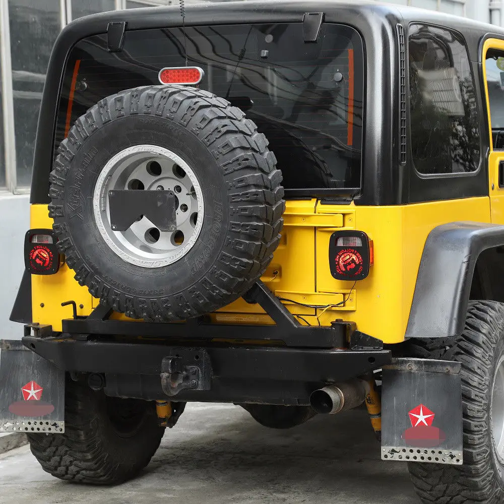 Алюминиевые защитные накладки на задсветильник для Jeep Wrangler TJ LJ 1997-2006 аксессуары