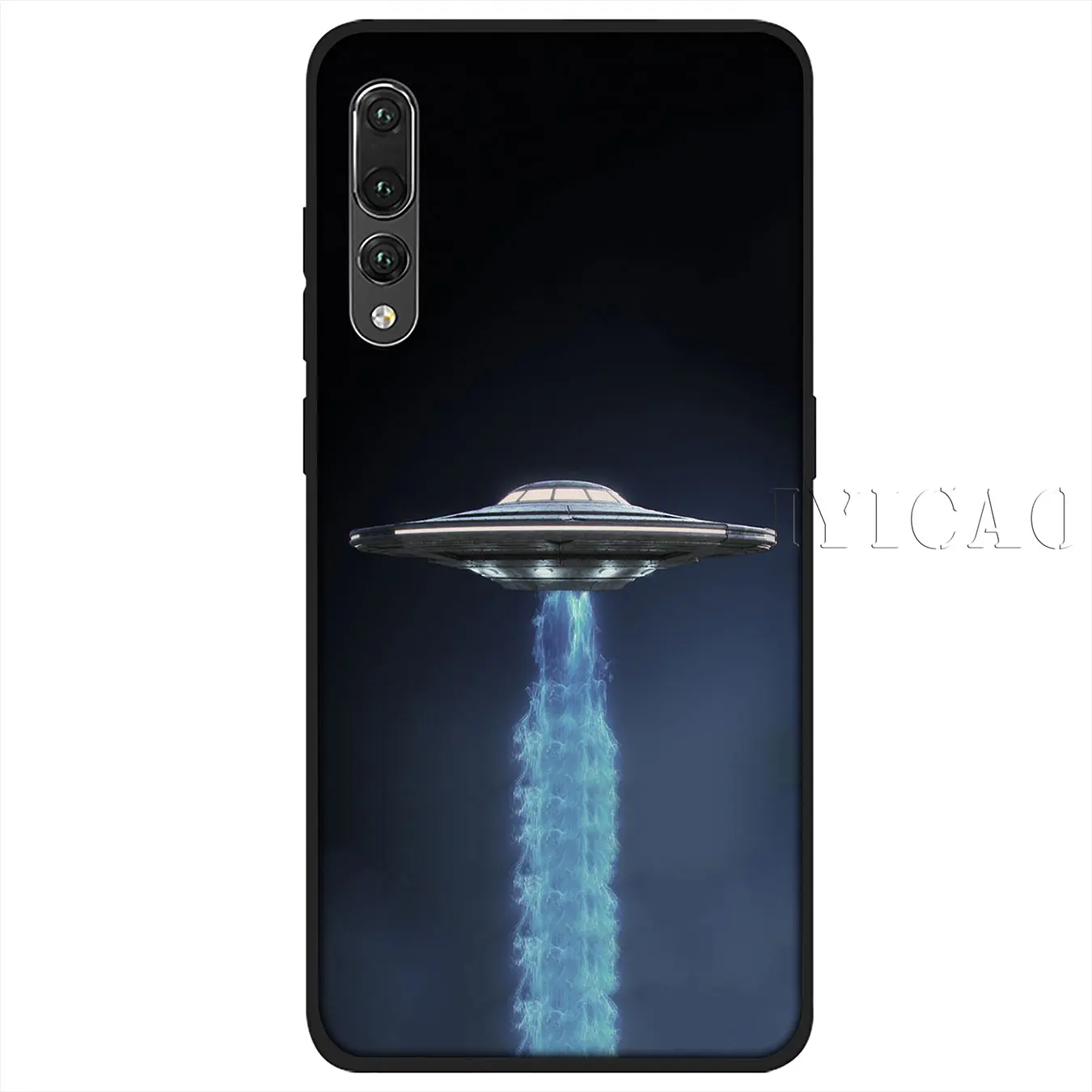 IYICAO Cute Alien UFO Kawaii Soft Silicone Case for Huawei P30 P20 Pro P10 P9 P8 Lite Mini 2017 2016 2015 P smart Z 2019 Cover |