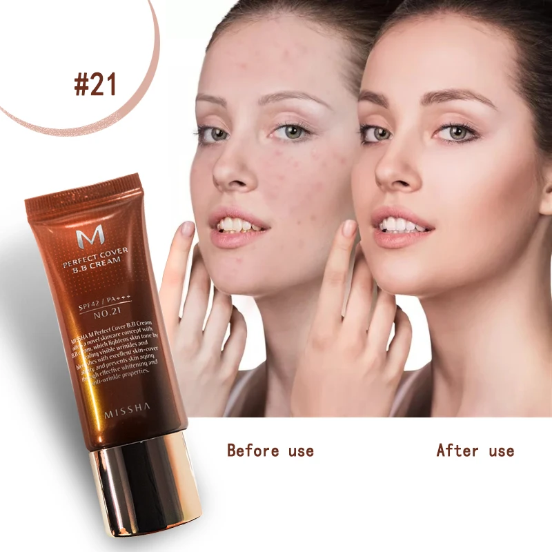 Корея Косметика MISSHA М Идеальный Обложка BB образец крема Размеры 20 мл SPF42 PA + (№ 21