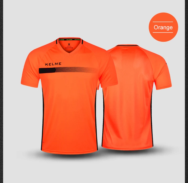 KELME аутентичная футбольная одежда с коротким рукавом на заказ для мужчин соревнования тренировочный костюм Джерси K16Z2003