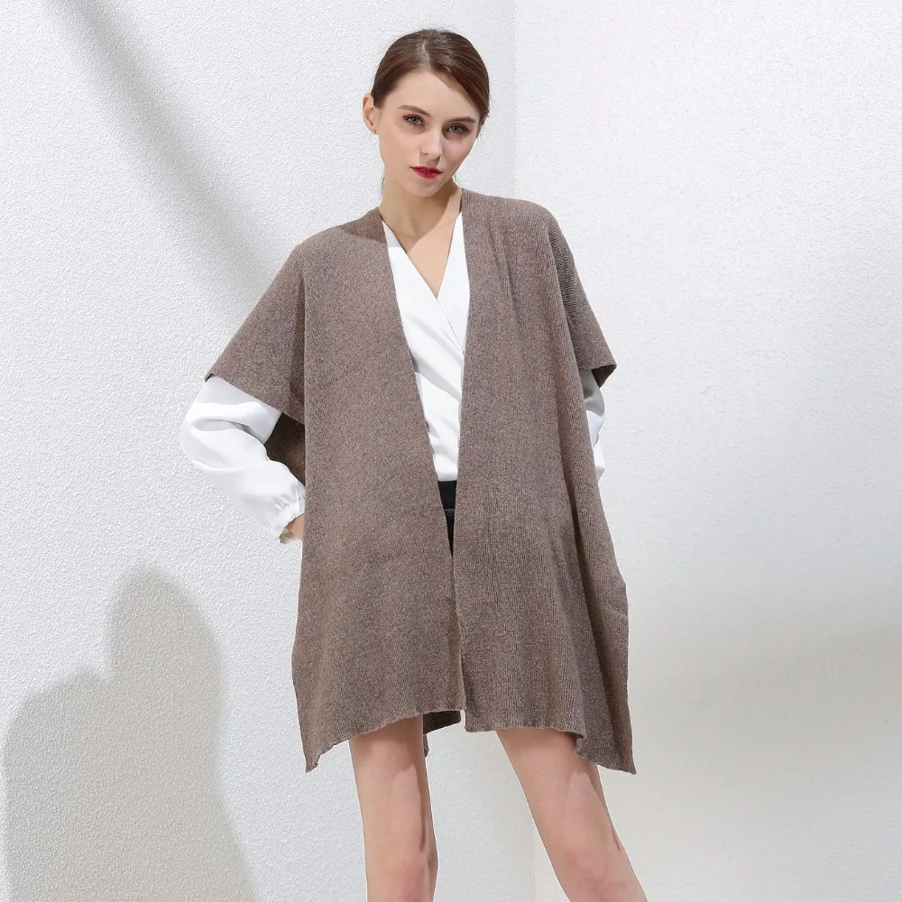 2018 KBB Fashion Spring Wool Almond Adult Blanket Scarf Cardigan Pashmina Scarves Shawl for Women Lady Girl Knit Warm Wrap Pocho |