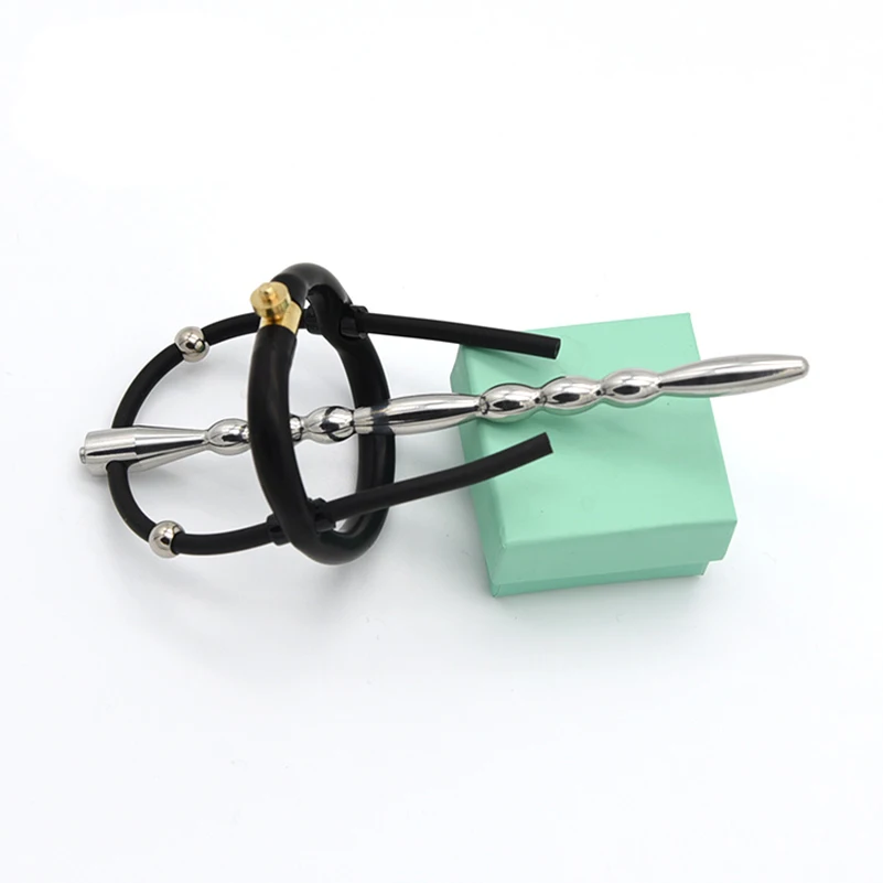 Электрошоковые кольца на пенис товары для секса металлические бусины