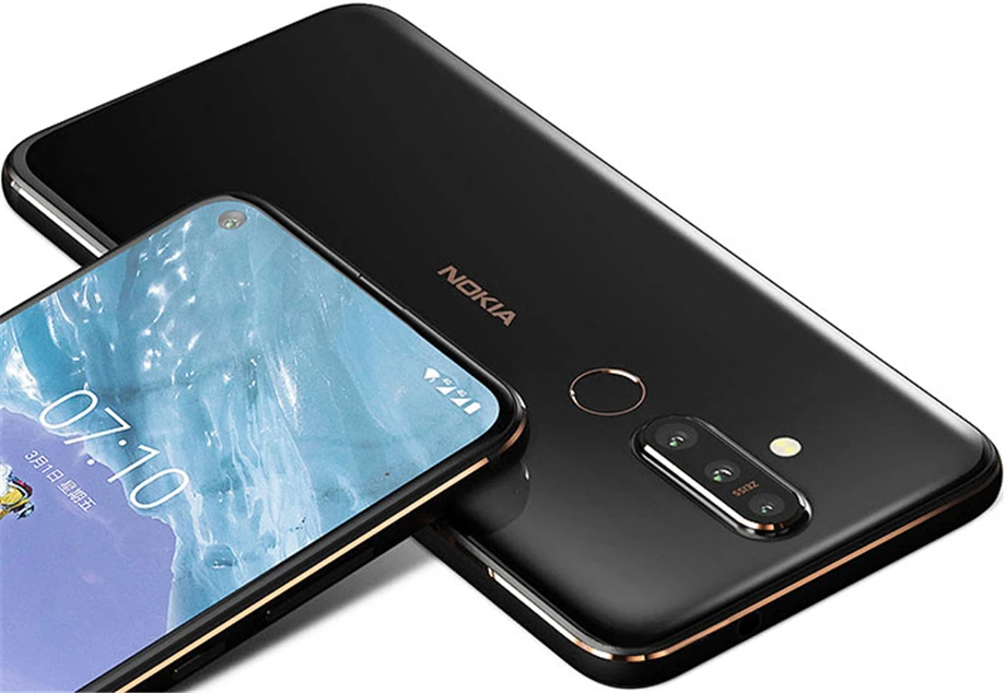 Мобильный телефон Nokia X71, 6 ГБ ОЗУ, 64 ГБ/128 Гб ПЗУ, две sim-карты, Android, LTE 6,39 '', 4 камеры, четыре ядра, 3500 мАч, отпечаток пальца, Snapdragon 660