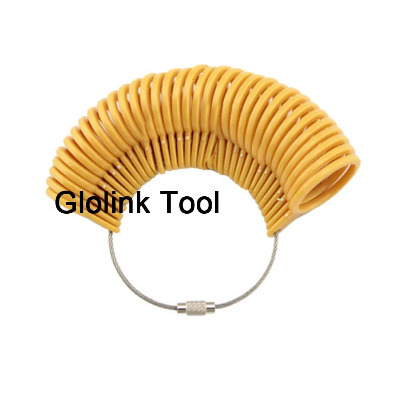 Пластиковое кольцо Sizer Stick Mandrel измеритель размеров Ювелирный Набор инструментов