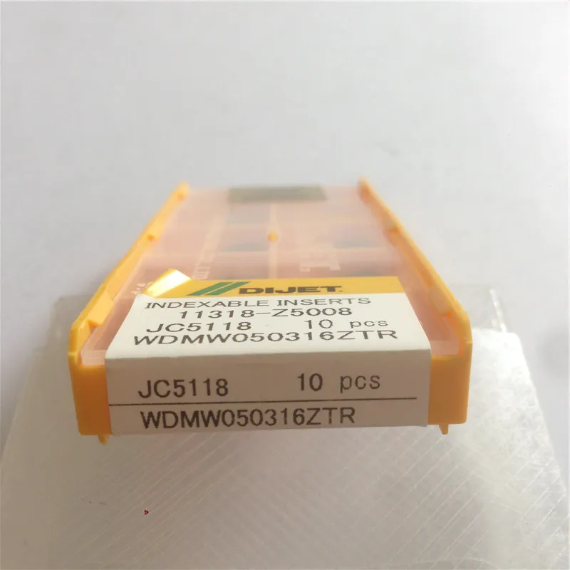 WDMW050316ZTR JC8015 Замена JC5118 wdmw316ztr 100% оригинальная карбидная вставка DIJET лучшего