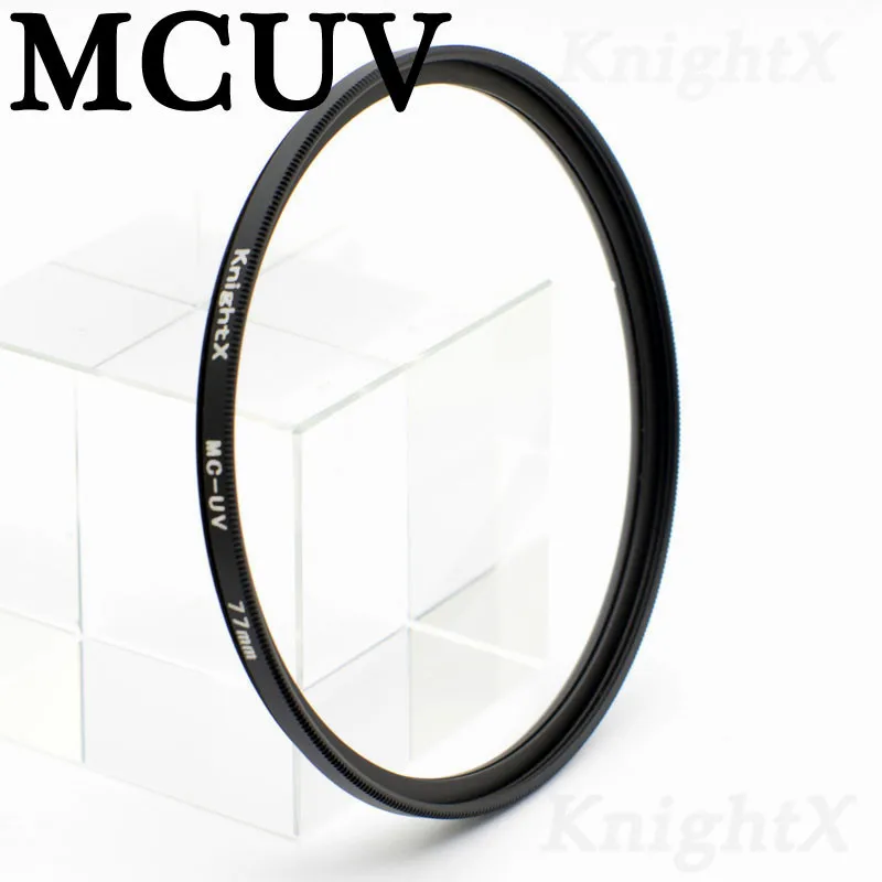 MCUV Фильтр объектива KnightX FLD UV CPL ND Star для canon sony nikon 52 мм 55 мм 58 мм 67 мм 77 мм 200d фото 400d набор для фотосъемки - Цвет: MCUV