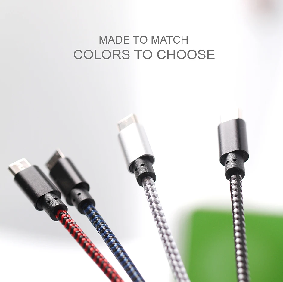 APPCAS Micro USB кабель, 2 м/6FT3M/10 футов очень длинный нейлоновый плетеный шнур высокоскоростной USB для Micro usb зарядки Android кабели