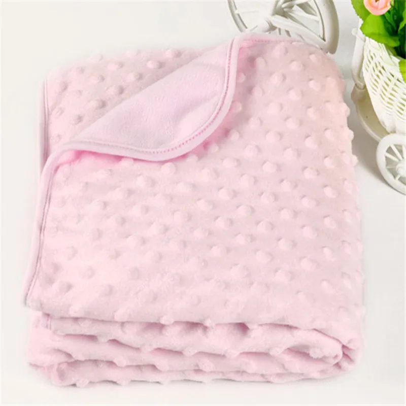 

Newborn Baby Blanket Linens Wrap Soft Fleece Receiving Blankets Swaddling Bedding Cobertor Aden Anais Swaddle Size 75cm*100cm