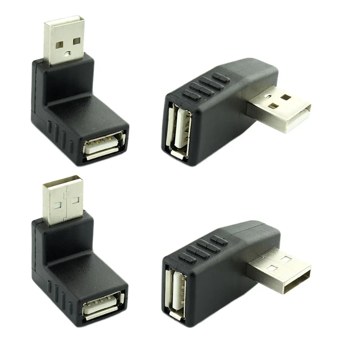 90 градусов левый и правый угол Мини micro USB 2 0 адаптер Папа-мама конвертер разъем