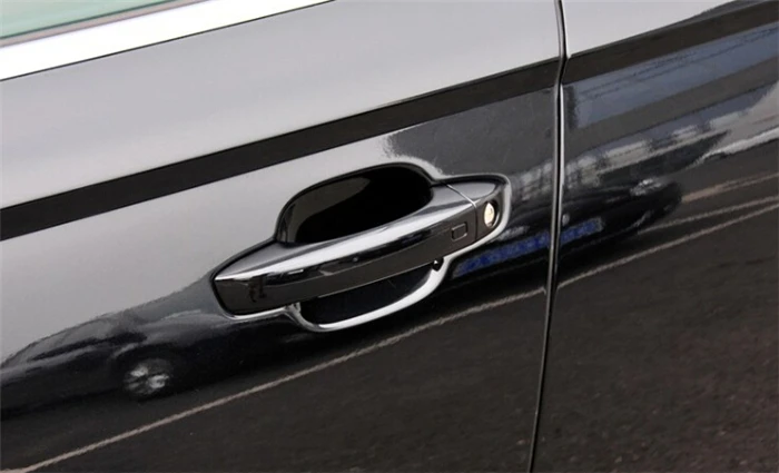 4 шт. автомобильные дверные ручки из нержавеющей стали/ABS стикер автомобильный