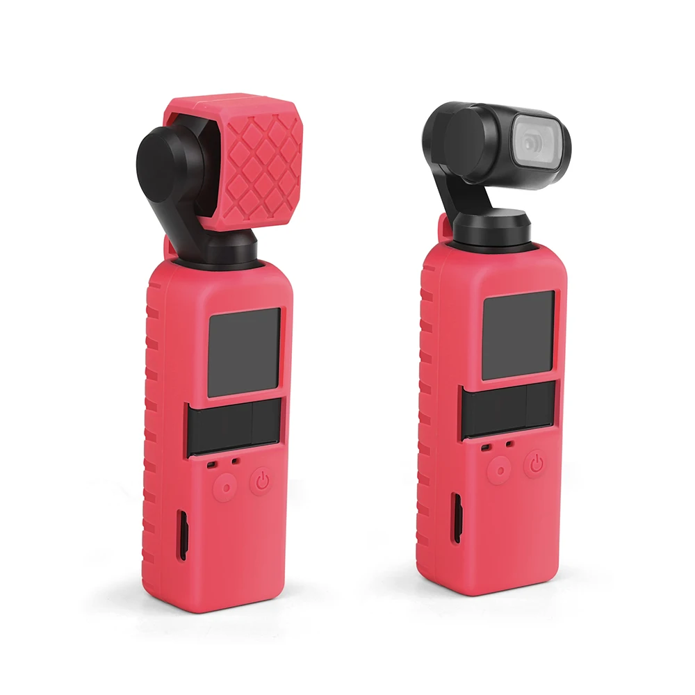 Мягкий силиконовый защитный чехол Andoer с крышкой ремешок на запястье для Dji Osmo