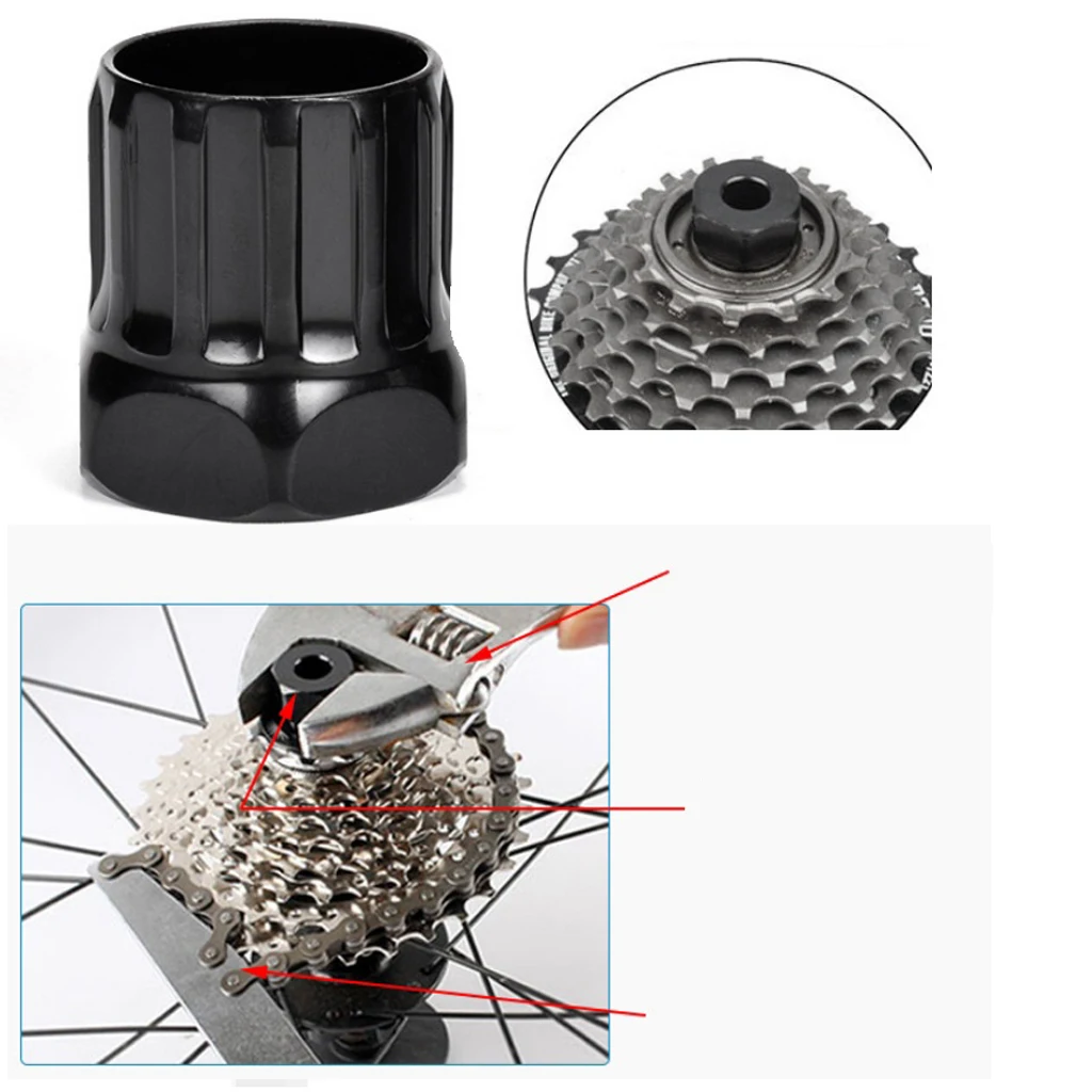 Универсальный инструмент для удаления кассеты велосипеда 12 зубьев маховик