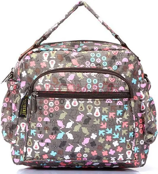 Модные женские Vivisecret мультфильм Harajuku печать водонепроницаемый нейлон маленькая сумка для хранения обеда плечо сумка через плечо - Цвет: NO2 Couple rabbits