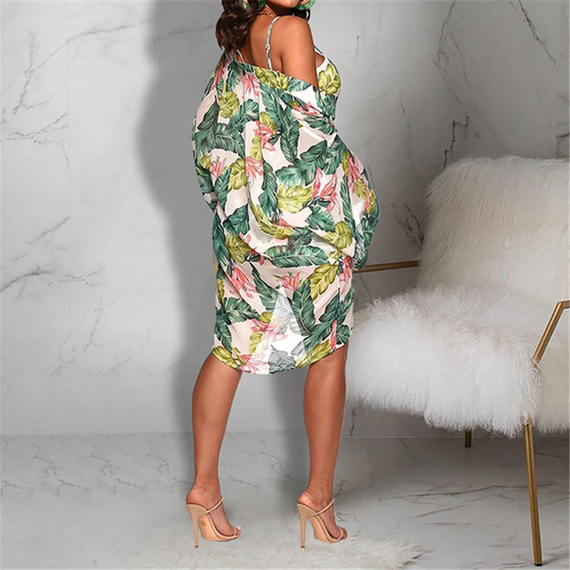 Женский комплект одежды из 3 предметов сексуальный укороченный топ с цветочным