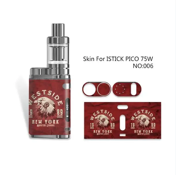 006 Istick Pico 75 Вт наклейки для Eleaf istick pico Box Mod Vape вейпер испаритель elektronik sigara наклейки - Цвет: 006