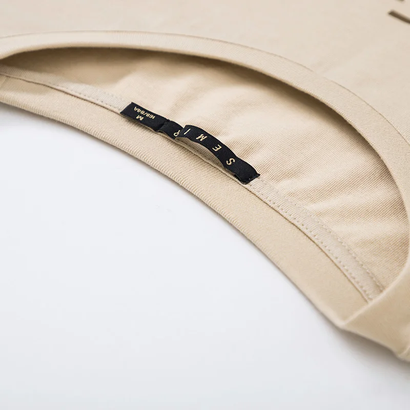 SEMIR 2019 летняя новая футболка с коротким рукавом Женская Осенняя на плечо