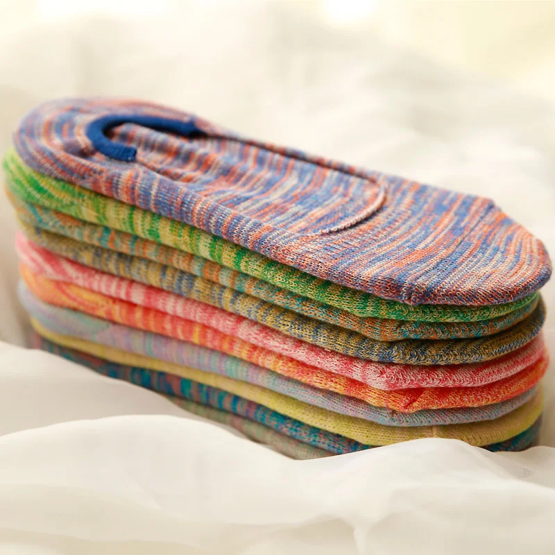 Силиконовые Нескользящие Женские бамбуковые хлопковые тапочки носки японские