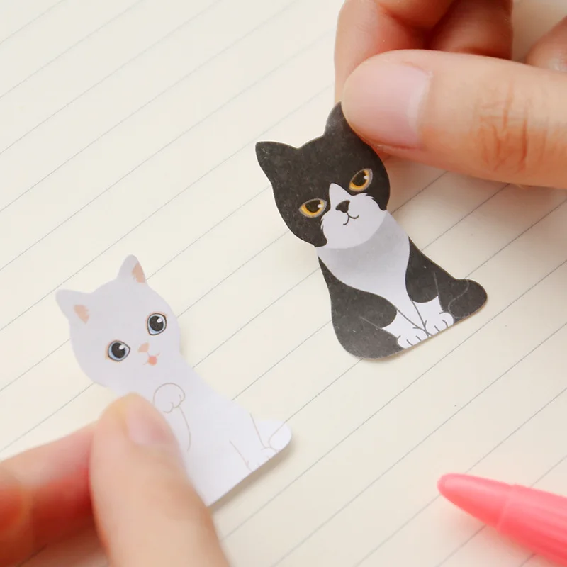 3D Kawaii Cat Dog Box Stickers Cute Cartoon Korean Stationery Sticky Notes Office School Supplies Memo Pad Scrapbooking |