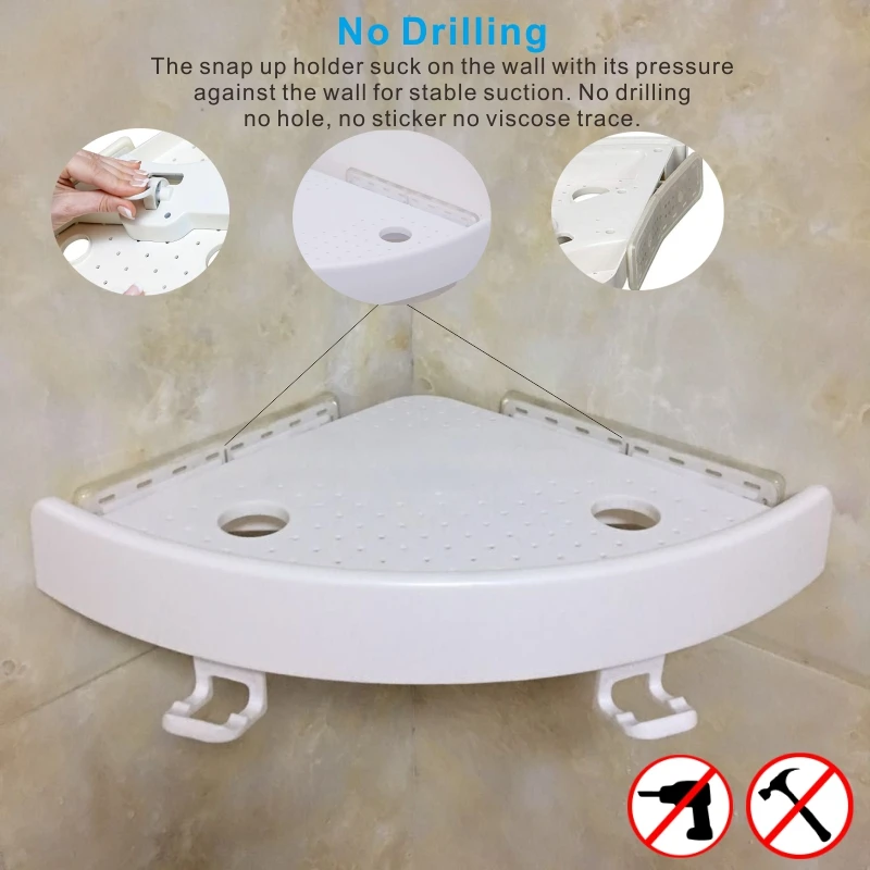 Лидер продаж угловой держатель для хранения полки ванной шампунь душ кухонная