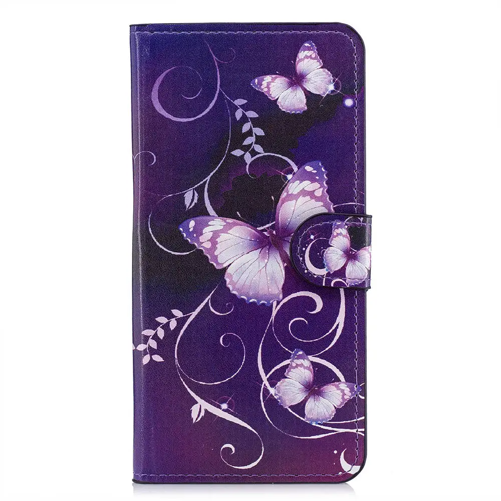 Чехол книжка с откидной крышкой для HUAWEI Y6 2018 16 ГБ 5 7 дюйма ПУ Чехлы Prime Y6Prime (2018) ATU L31